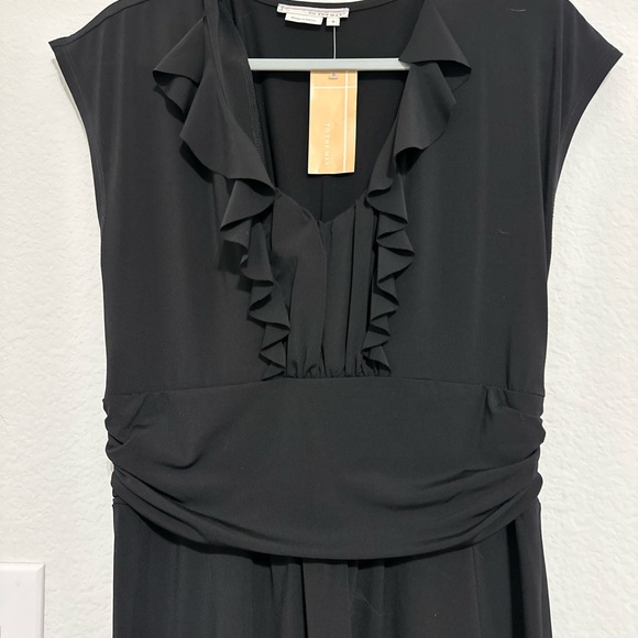 To the Max Black Ruffle Dress - Picture 1 of 3